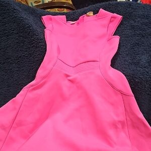 Vibrant Pink Sleeveless Dress